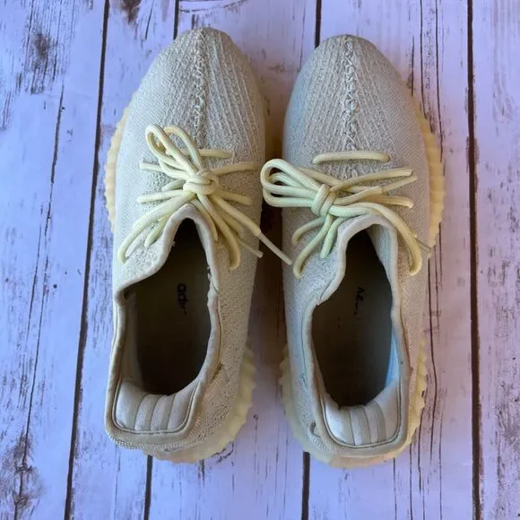 Adidas Yeezy Boost 350 V2 Kanye Butters Shoes Sneakers Sz 8.5 Adidas Yeezy Boost 350 V2 Kanye Butters Shoes Sneakers Sz  main image 4
